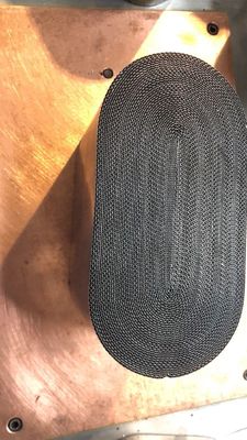 comprar Catalizador metálico do Rh do paládio da pinta no Ⅲ do Euro do conversorⅡ catalítico elíptico ou na forma da pista Fabricação em linha